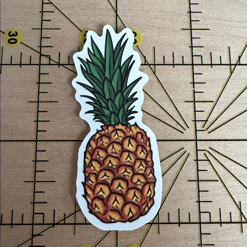 💜13/$13 +Bundle Sticker Sale| Pineapple Fruit Waterproof Sticker